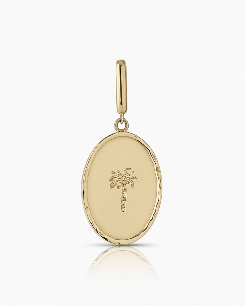 Gold Palm Charm